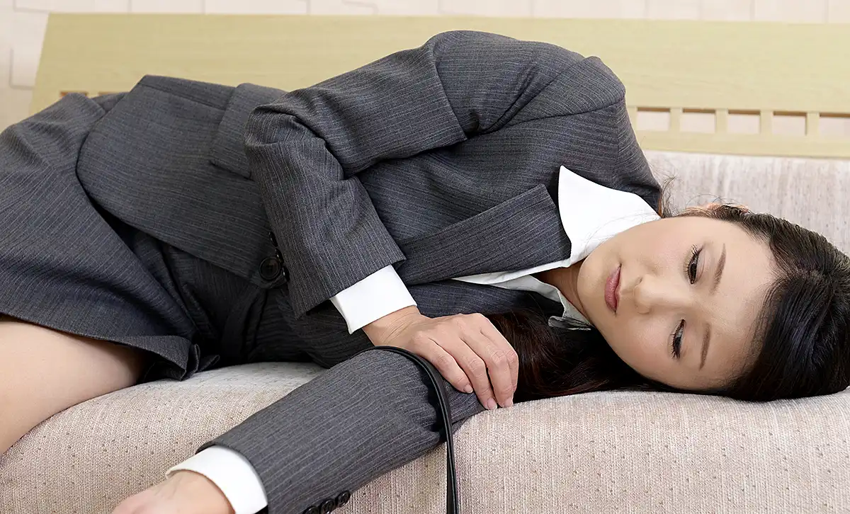 疲労困憊な女性